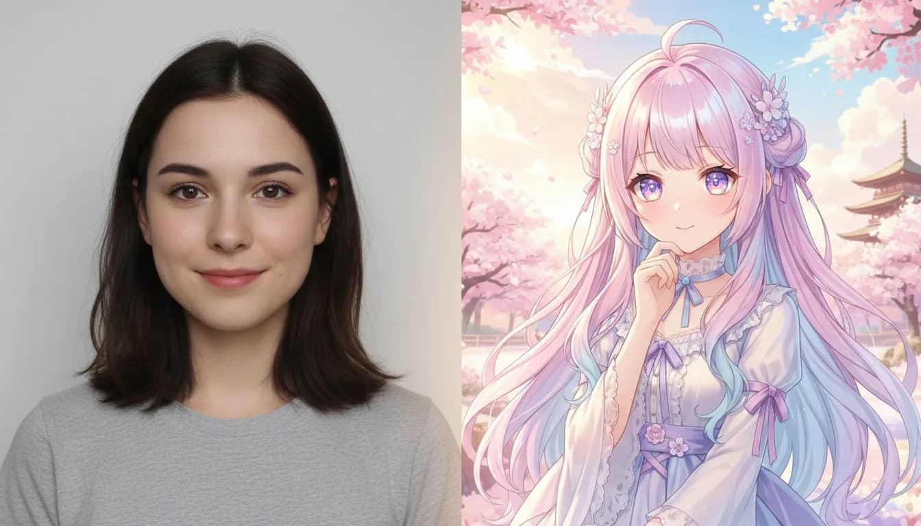 Аватарка в аниме-стиле из фото — нейросеть сохраняет черты лица