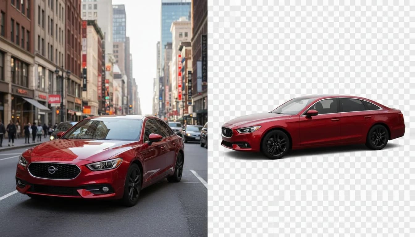 Автомобиль без фона — AI удалил фон с фото машины, прозрачный PNG