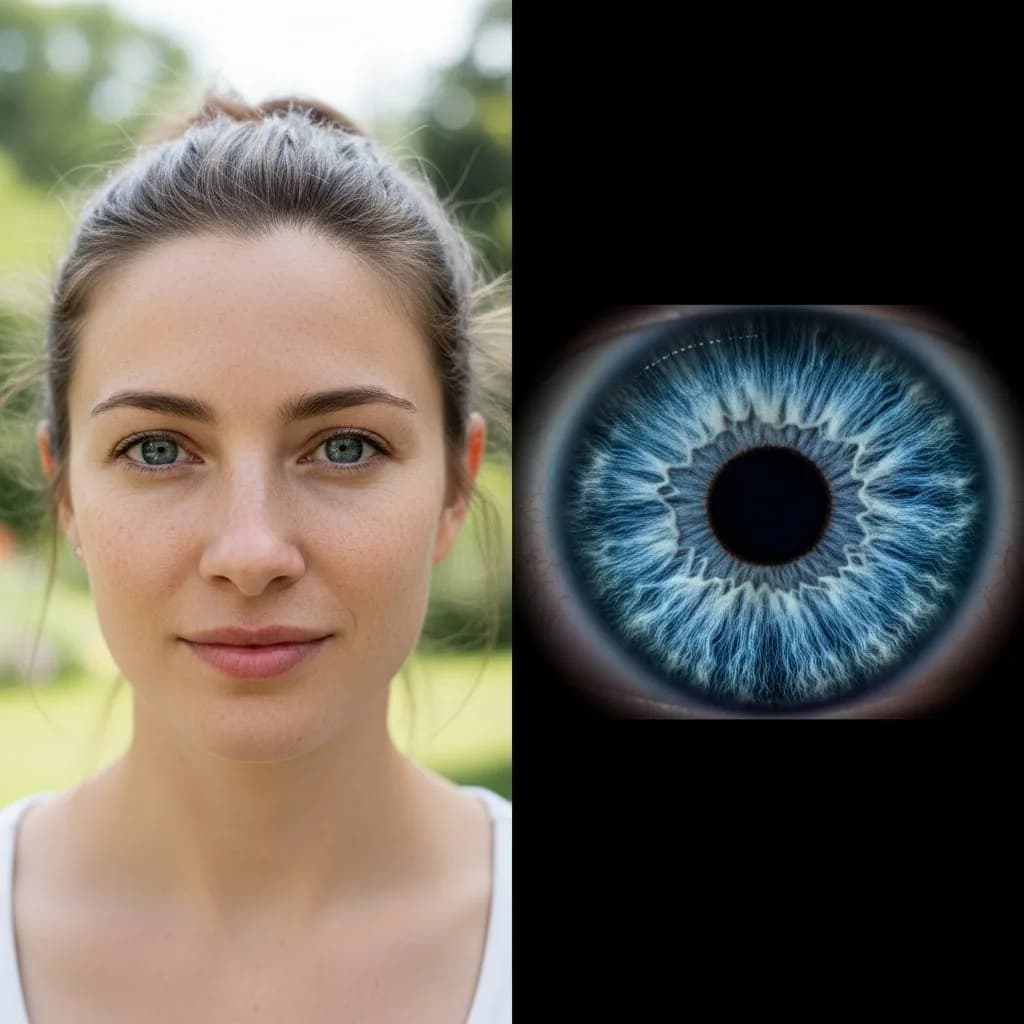 Фото радужки глаза онлайн — макросъемка AI без студии