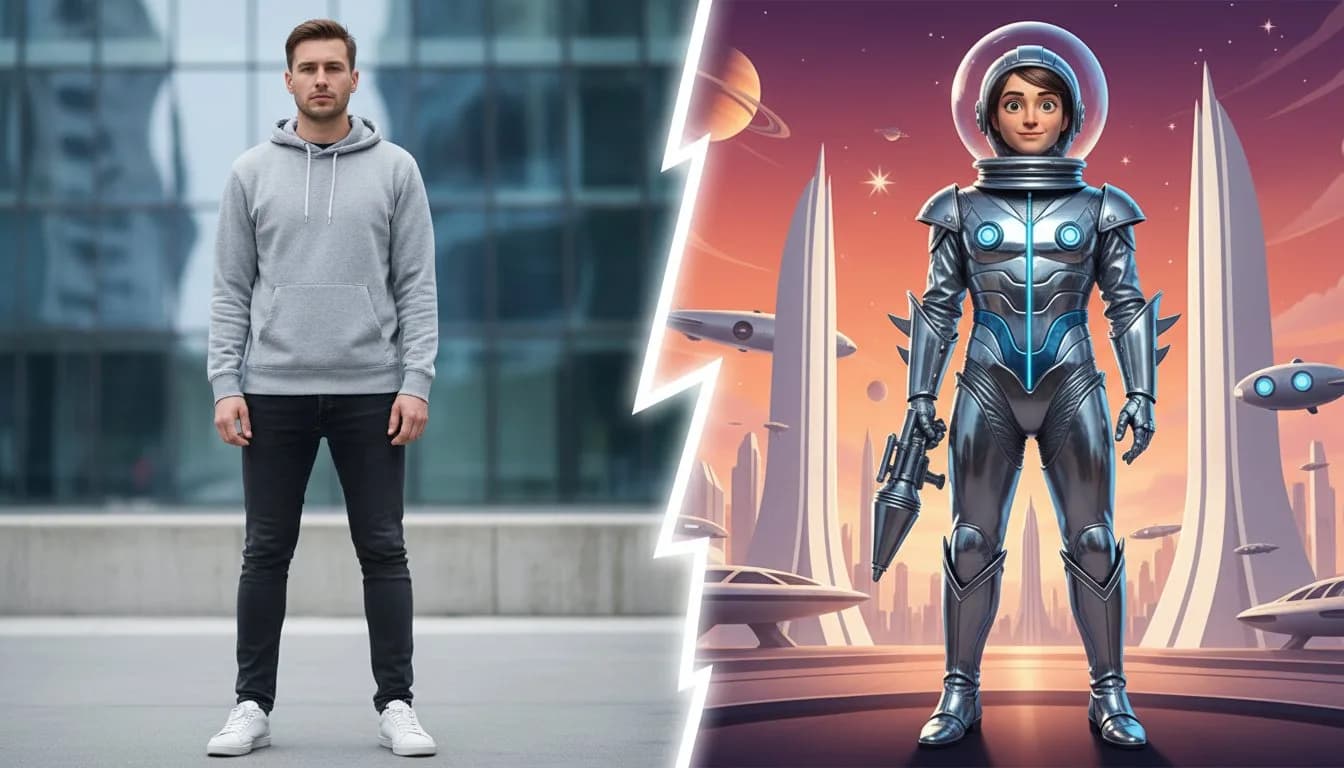 Ретрофутуризм до и после — будущее глазами прошлого, нейросеть онлайн