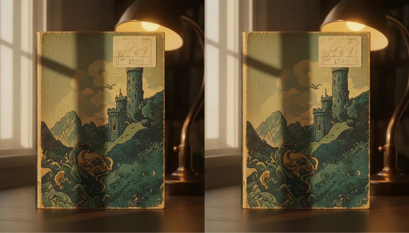 Убрать стикер и надпись с фото -- до и после