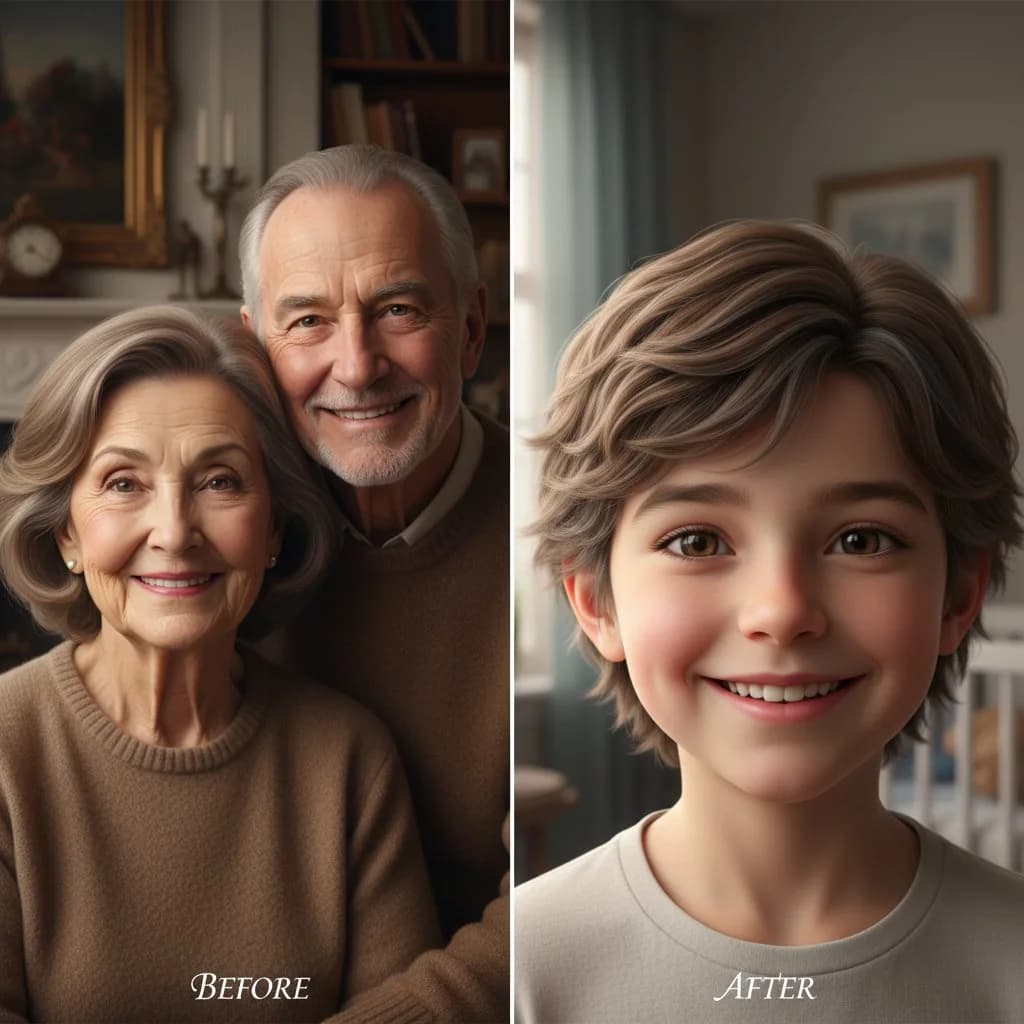 Предсказание внешности ребёнка — AI объединяет черты двух родителей